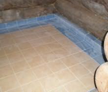 Личный опыт устройства гидроизолированных теплых полов в моечном отделении бани