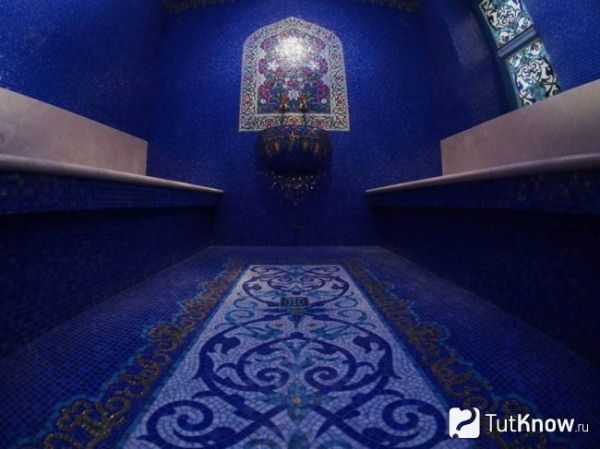 Мозаика на полу в турецкой бане