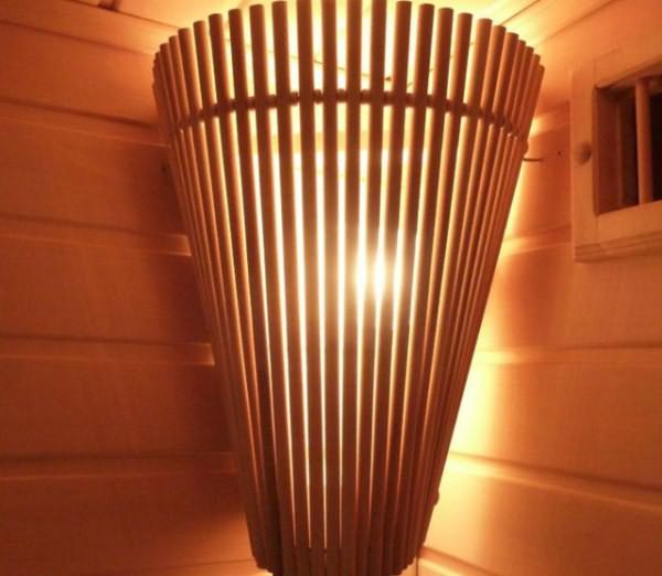 термостойкий светильник для сауны и бани